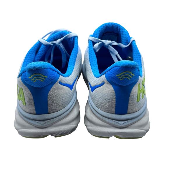HOKA Clifton 9 Men’s 11D Running Shoes Light Blue/Blue Max Cushion - Picture 4 of 8